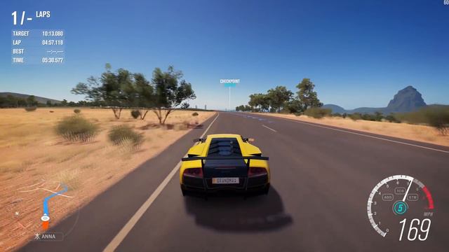 Forza Horizon 3 - Goliath Circuit 10:12.811 [S1 Class] Lamborghini Murcielago LP670-4 SV смотреть онлайн