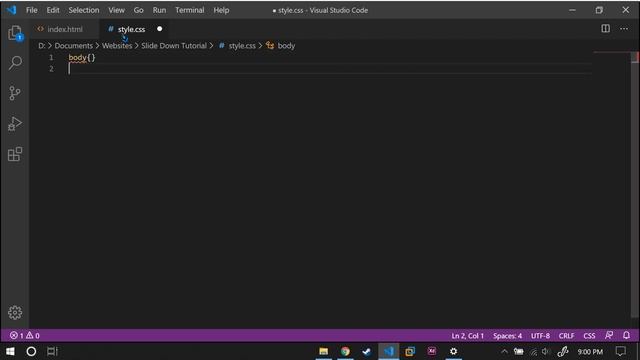 How to create a Slide Down Full screen Navigation Overlay using HTML and CSS ? смотреть онлайн