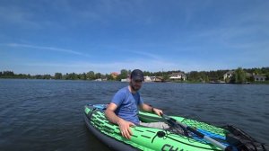 Challenger K1 first test. Река Козинка, с. Плюты.