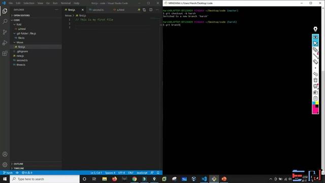 GIT IN ONE VIDEO | GIT WITH GITHUB | HINDI смотреть онлайн
