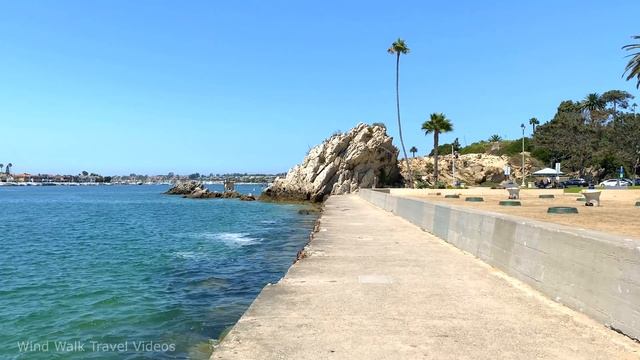 [4K] Corona Del Mar in Newport Beach, California USA - Scenic Walking Tour & Travel Guide ? Binaura смотреть онлайн