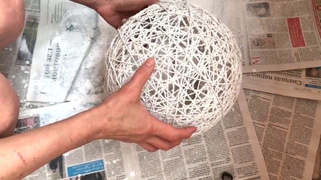 Лампа из шарика для дома и дачи? Идеи поделок? Поделки своими руками? DIY. Рукоделие? смотреть онлайн