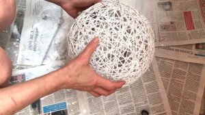 Лампа из шарика для дома и дачи? Идеи поделок? Поделки своими руками? DIY. Рукоделие?