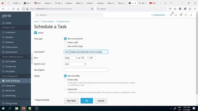 Plesk - How To Add and Run A CronJob in Plesk Hosting Control Panel смотреть онлайн