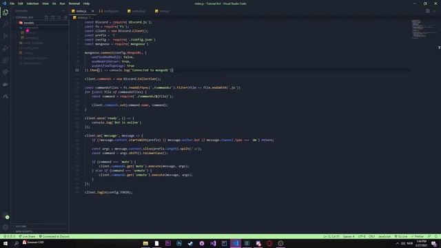 #12 How to make a discord bot | Databases смотреть онлайн