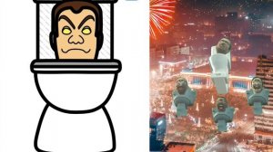 Как Быстро и легко нарисовать и раскрасить картинку Скибиди туалета