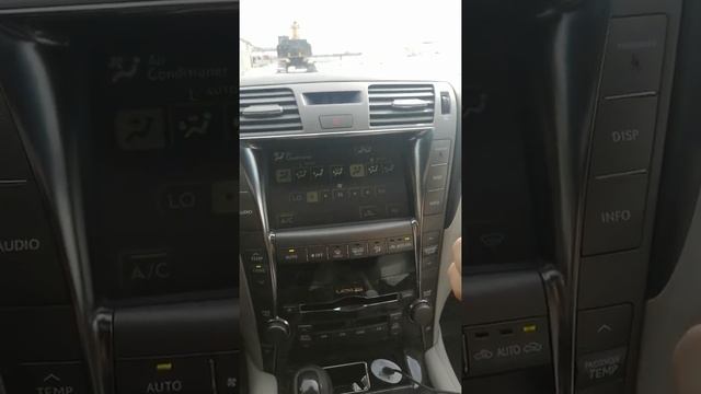 Лексус LS 460 2007 год. настройка часов. смотреть онлайн