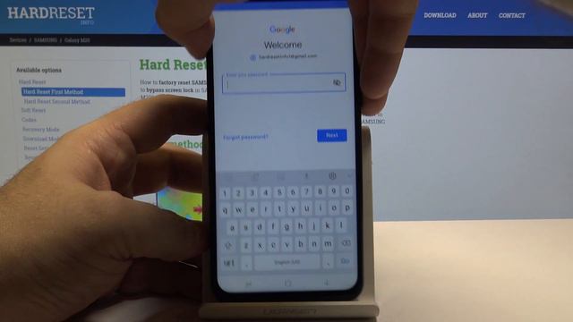 How to Backup Data in SAMSUNG Galaxy M20 - Create Google Backup Account смотреть онлайн