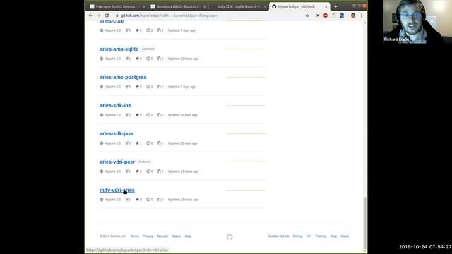 Sprint Demo: Evernym Upstream 19.21 20191024 смотреть онлайн
