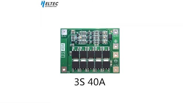 Плата BMS 3S 40A BMS 11,1 В 12,6 В 18650, защитная плата литиевой батареи, приводная дрель 40A