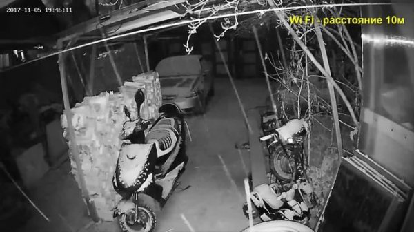 Демонстрация Камеры видео наблюдения DONPHIA W71I2K-43W день ночь демонстрация пелинг