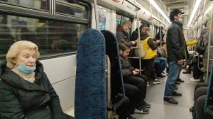 Невско-Василеостровская 3 линия метро Санкт-Петербург 31 10 2021 Subway Metro St.Petersburg 3 line