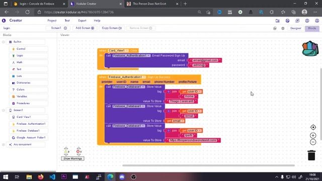 KODULAR - LOGIN COM FIREBASE AUTENTICATION DA FORMA CERTA смотреть онлайн