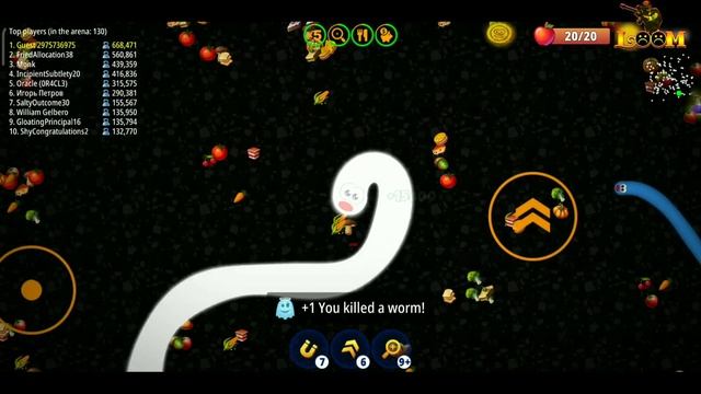 Worms zone io 001 Hungry Snake | Hungry Snake gameplay | Snake game | Rắn Săn Mồi | WormsZoneIo gam смотреть онлайн