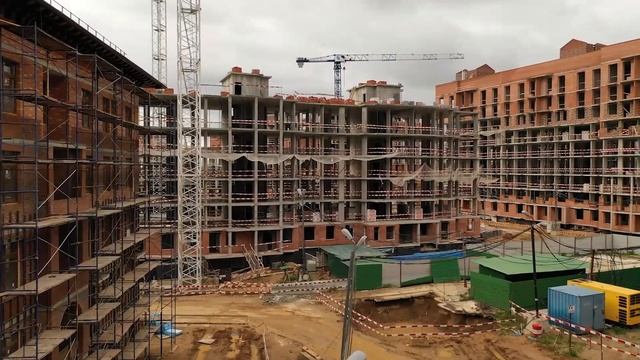 Как строят ЖК Лайково 24.05.2020 коптер смотреть онлайн