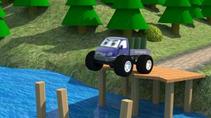 Приключения в деревне монстр-траков. Грузовичок Почтовичок Серия-11