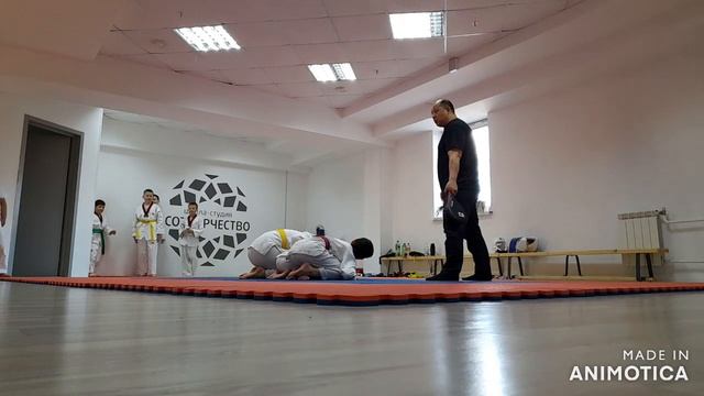 учимся ударам в прыжке #taekwondo #sports #тхэквондо смотреть онлайн