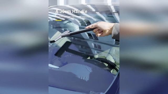 Технологичный автомобильный скребок Baseus от снега и льда лобового и боковых стекл автомобиля смотреть онлайн