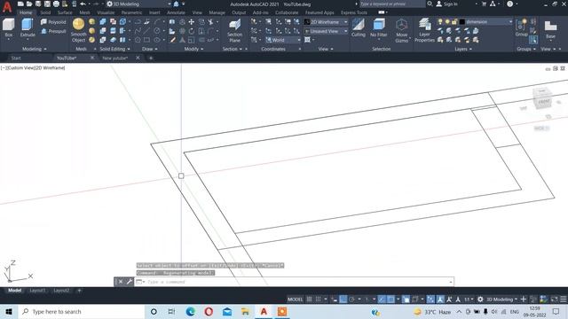 Path Array || First floor Slab || 3D Autocad || 2000 SQFT смотреть онлайн