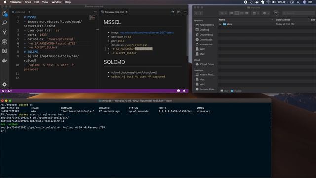D13 - Cài đặt MS SQL Server phiên bản Linux trên Docker смотреть онлайн