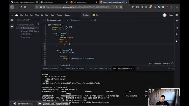 Phase 6 - Scaling Docker Containers on Nomad смотреть онлайн