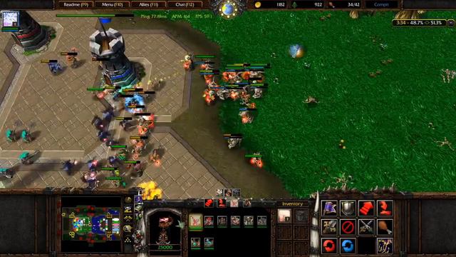 Footmen vs Grunts Warcraft 3 With Friends смотреть онлайн