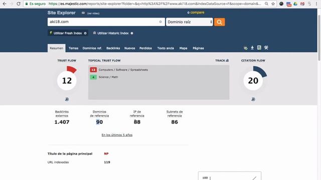 Funcionamiento de Majestic SEO Parte 1 смотреть онлайн