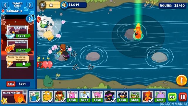 Bloons Adventure Time TD #94 - River Run [Extreme] смотреть онлайн