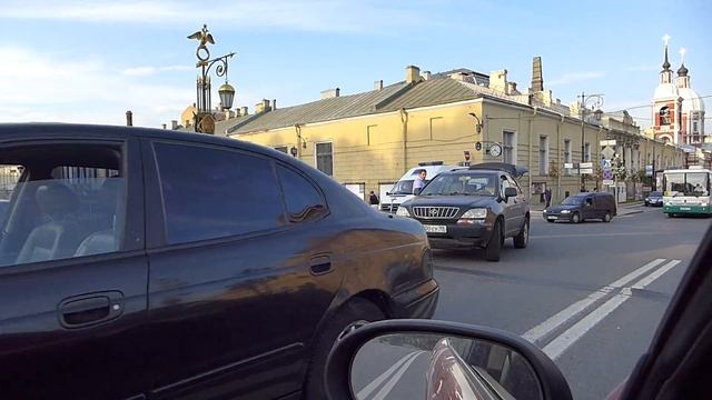 Столкновение на Пантелеевском мосту (Фонтанка - Пестеля) смотреть онлайн