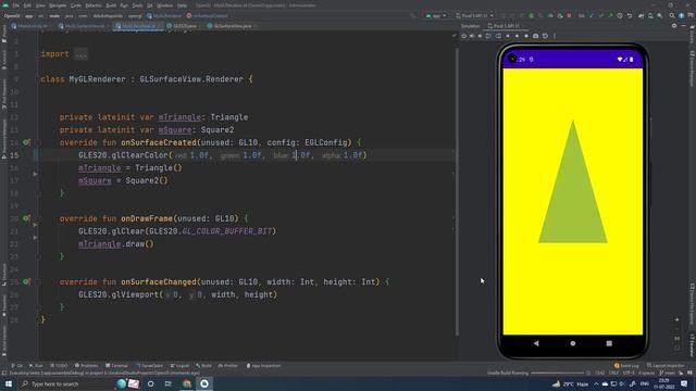 Android OpenGl смотреть онлайн