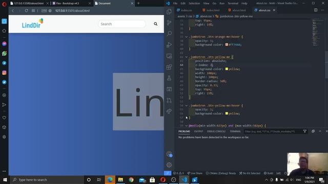 Membuat Desain Web Sederhana (Css Bootstrap, Javascript, SwiperJS)#Coding#part4 смотреть онлайн