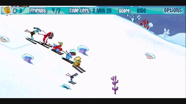 SpongeBob Games: Avalanche at Planktons Peak Gameplay смотреть онлайн