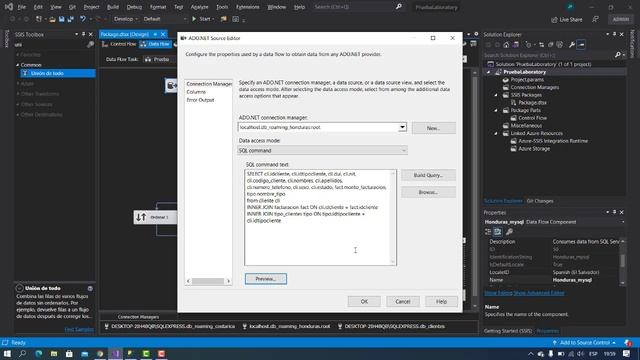 Integrando dos bases de datos (MYSQL y SQL Server) hacia un mismo origen con Integration Services смотреть онлайн