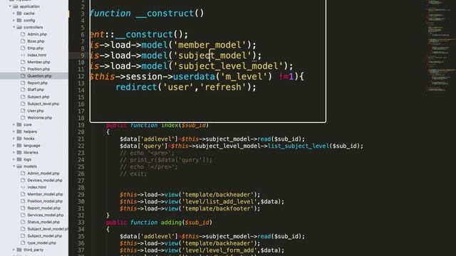 Ep.60 การสร้าง Controller สำหรับจัดการข้อมูลคำถาม (codeigniter, php) смотреть онлайн