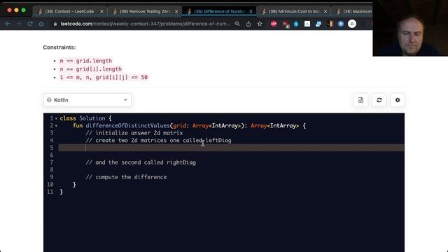 Leetcode Contest 347 in Kotlin (Q1 only) смотреть онлайн