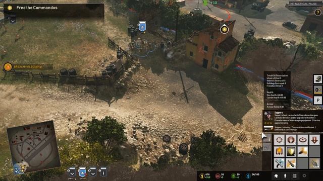 Company of Heroes 3 Pre Alpha Sappers Breaching a Building смотреть онлайн