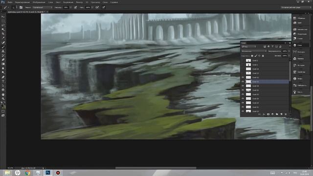Fantasy Art II "Way home" II Digital Painting (#Photoshop) смотреть онлайн