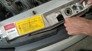 Замена пружины капота / Калина