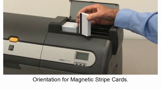 Как установить карты в карточный принтер Zebra ZXP 7 смотреть онлайн