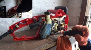 Электропила НЕ подает МАСЛО ремонт своими руками