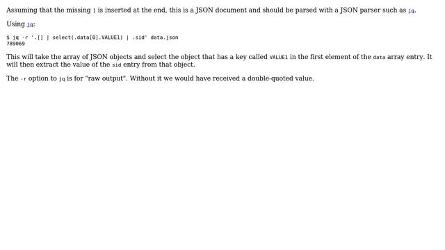 Parse value of a specific element in a random position of a JSON file (3 Solutions!!) смотреть онлайн