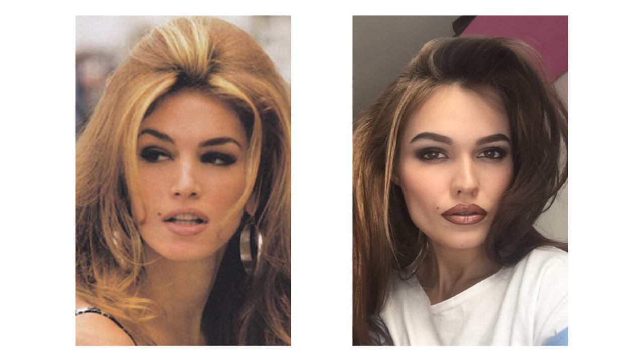 МАКИЯЖ 90 - х CINDY CRAWFORD смотреть онлайн