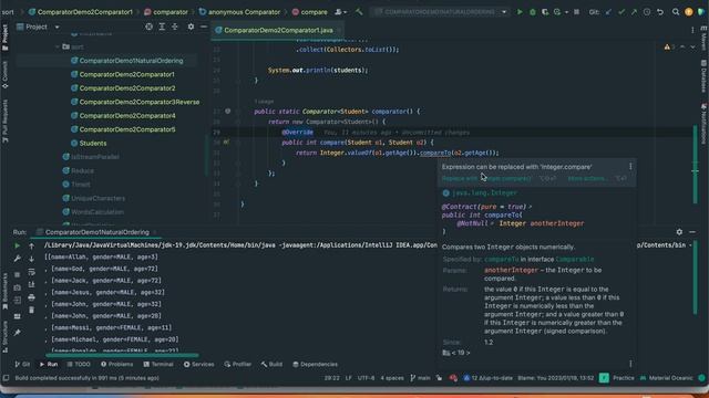 Stream API Part 15 Sorted Comparator смотреть онлайн