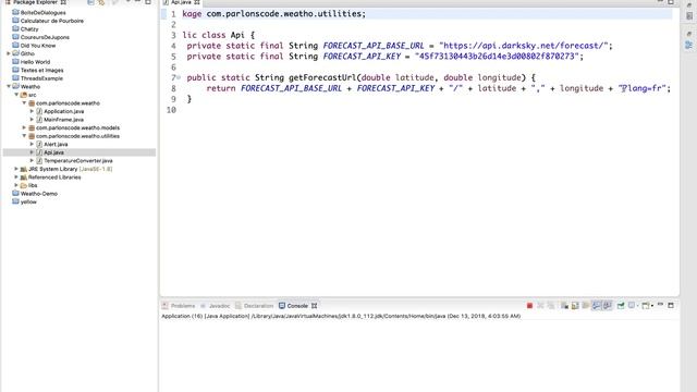 Application Météo avec Java Swing - 32 - Challenge GitHub смотреть онлайн