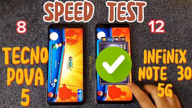 TECNO POVA 5 vs. INFINIX NOTE 30 5G | Speed Test смотреть онлайн