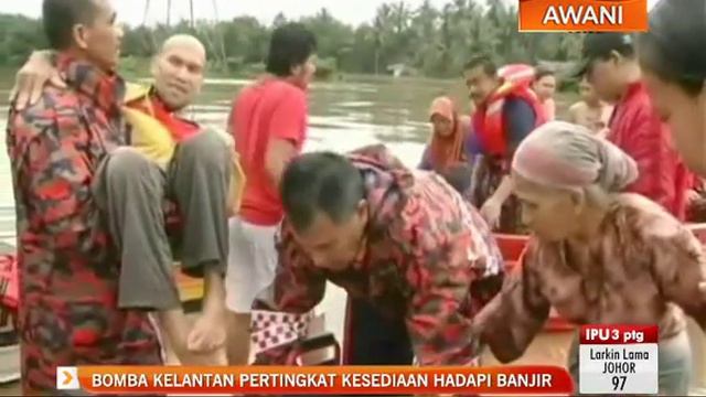 Bomba Kelantan pertingkat kesediaan hadapi banjir смотреть онлайн