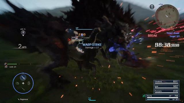 FFXV Bandersnatch Timed Quest 2021 Glass Cannon Noctus build смотреть онлайн
