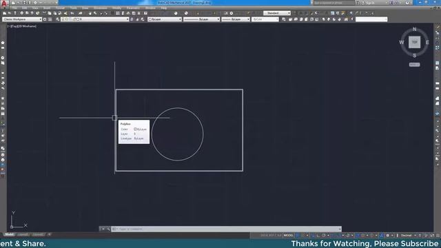 Autocad 2017 tutorials for Beginners Part-6 | Autocad Starter Course 2017 | [Draw Toolbar part -3] смотреть онлайн
