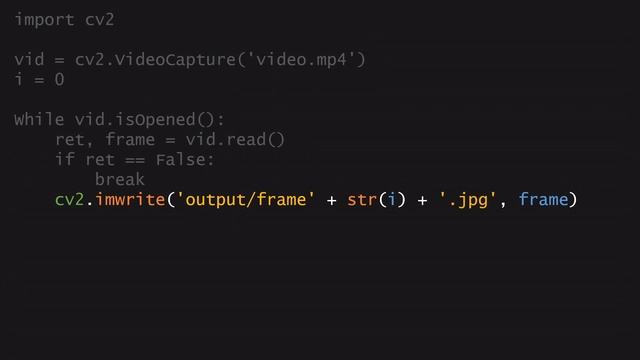 VIDEO in FRAMES ZERLEGEN mit PYTHON | #Python смотреть онлайн