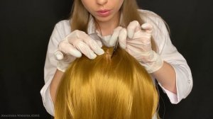 АСМР Дерматологический осмотр кожи головы?⚕️Шепот?ASMR Dermatological scalp exam?Whisper